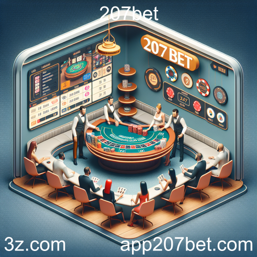 A Emoção do Cassino Ao Vivo no 207bet